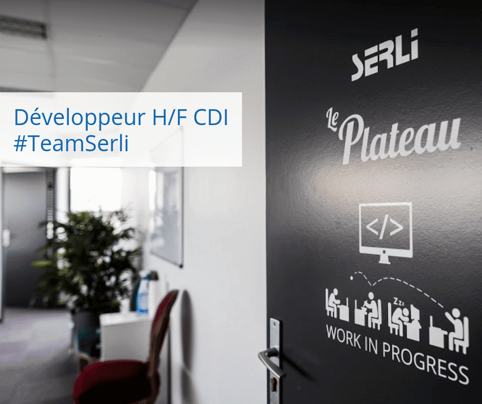 Rejoignez la Team Serli ! Développeur H/F CDI